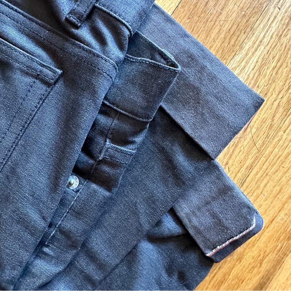 A.P.C. Petite Standard Raw Selvedge Denim in Charcoal Gray - Picture 10 of 13